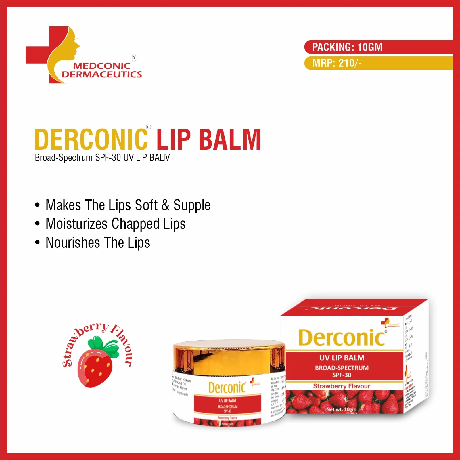 DERCONIC LIP BALM